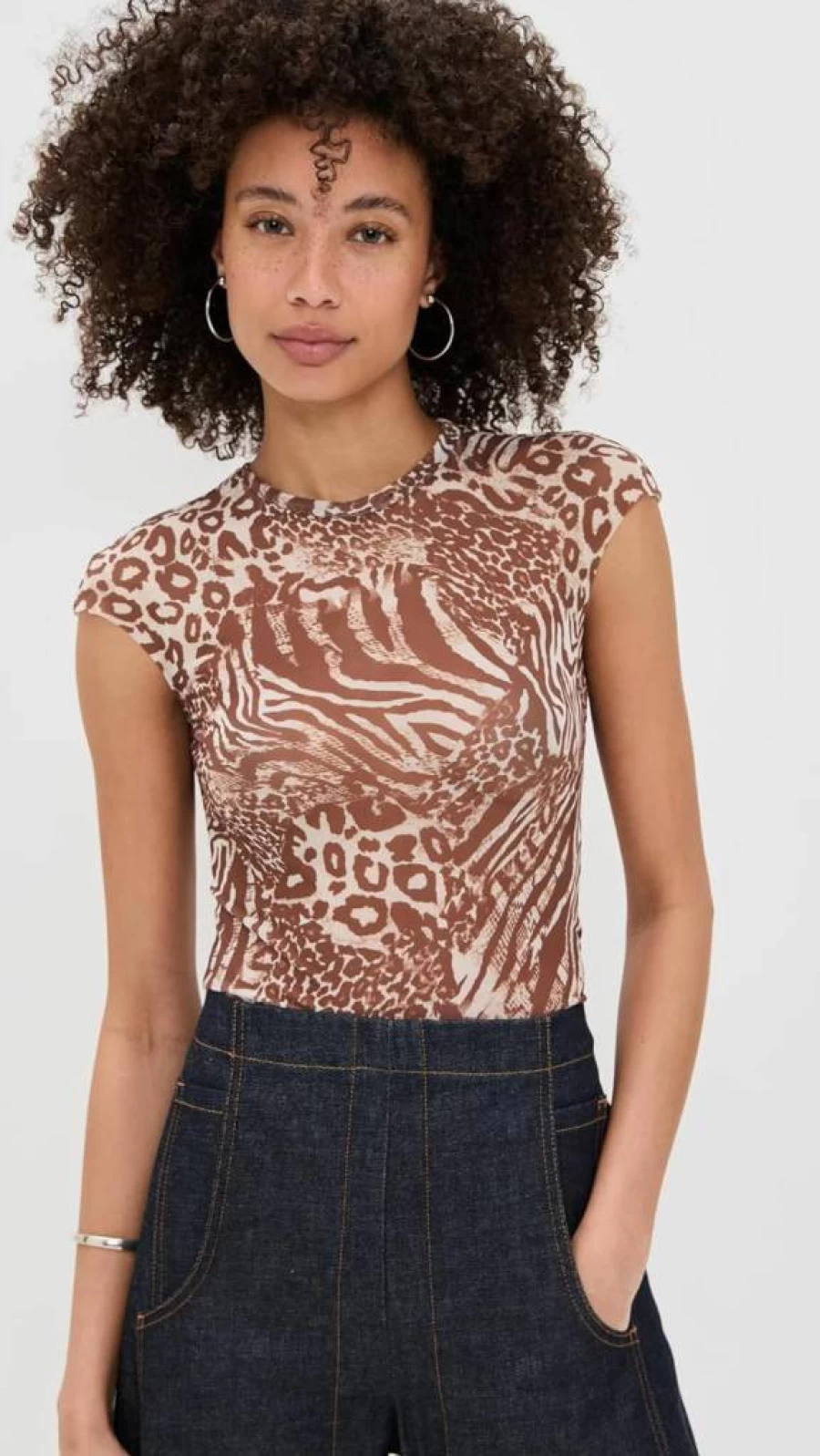 AFRM Women's Nina Top - Stylish Casual Blouse for Everyday Wear