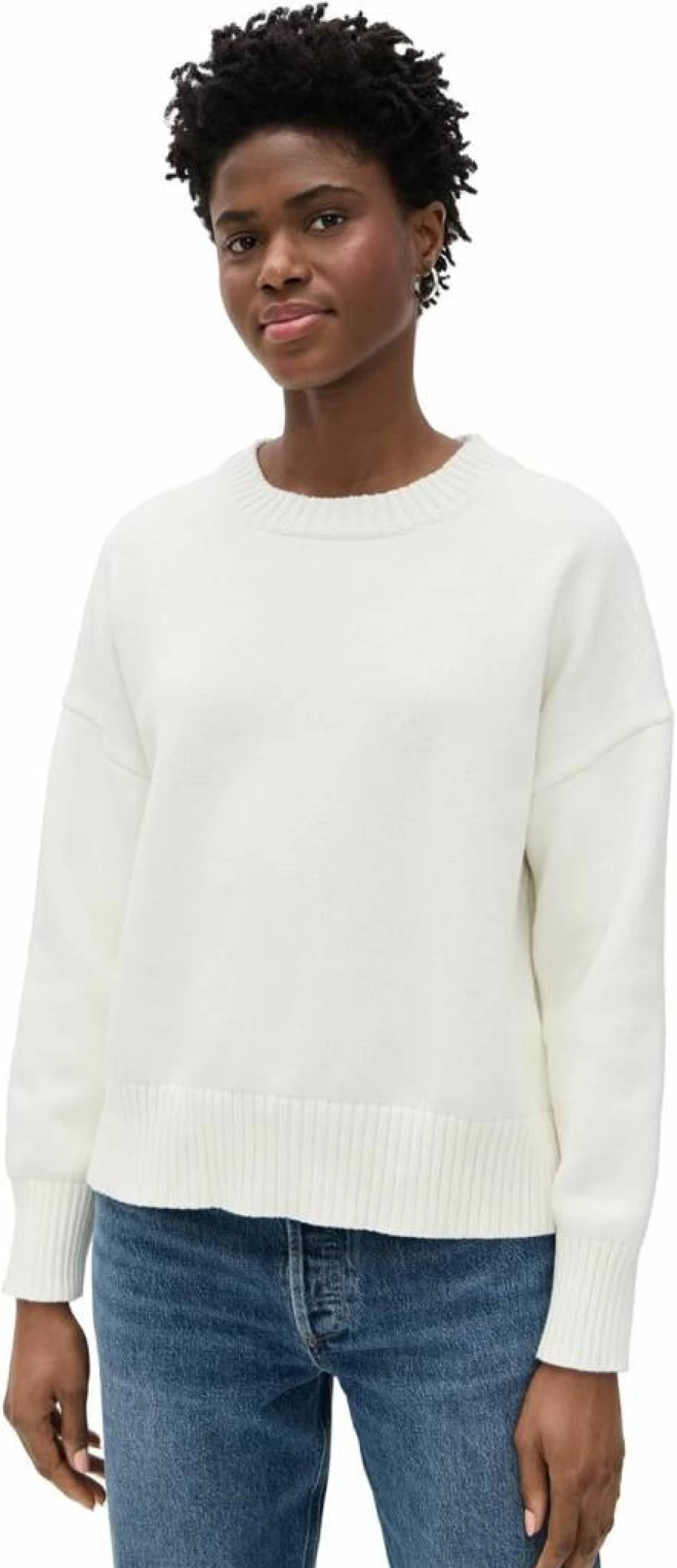 PerfectWhiteTee Women's Janet Sweater - Classic Knit Pullover for Women