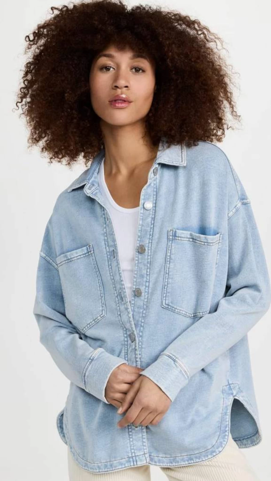Z SUPPLY Women's Denim Jacket - Soft Knit All-Day Comfort Casual Style