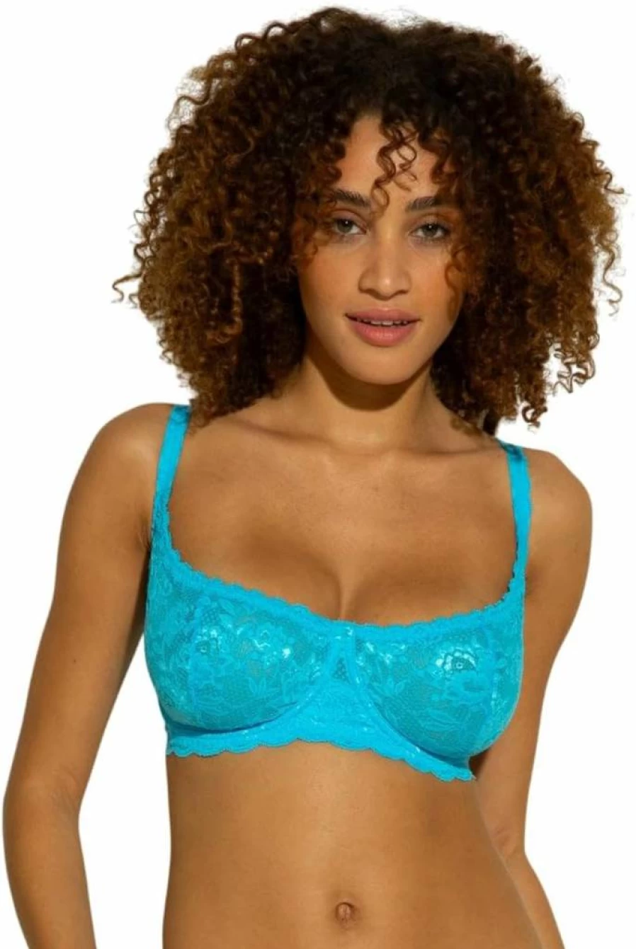 Cosabella Women's Never Say Never Balconette Bra - Lace Underwire Comfort Bra
