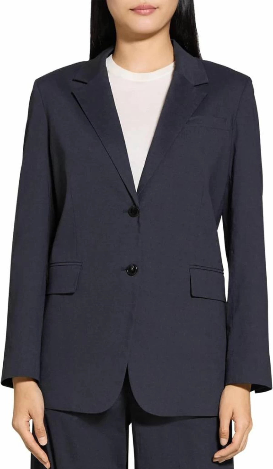 Theory Women's Oversized Saint Blazer - Classic Tailored Jacket for Women