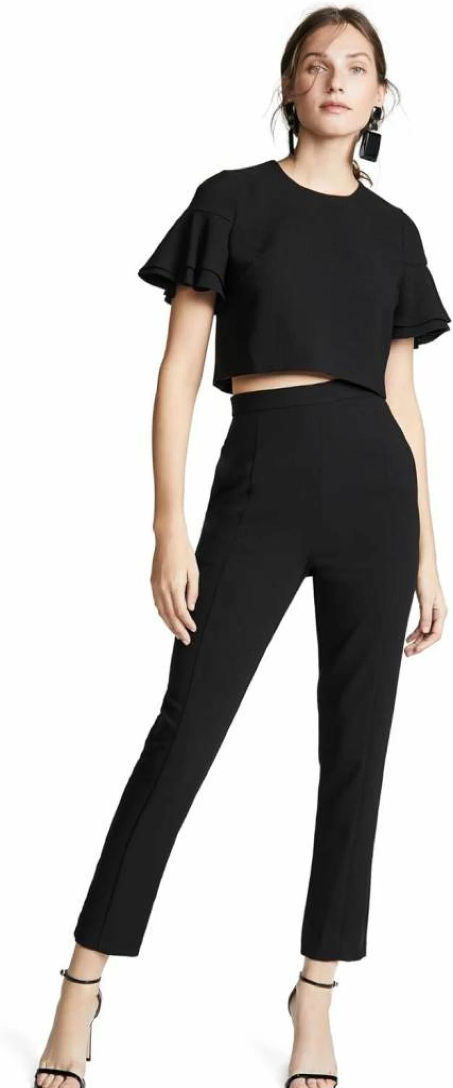 Black Halo Women's Syon 2-Piece Jumpsuit - Elegant Romper with Matching Jacket