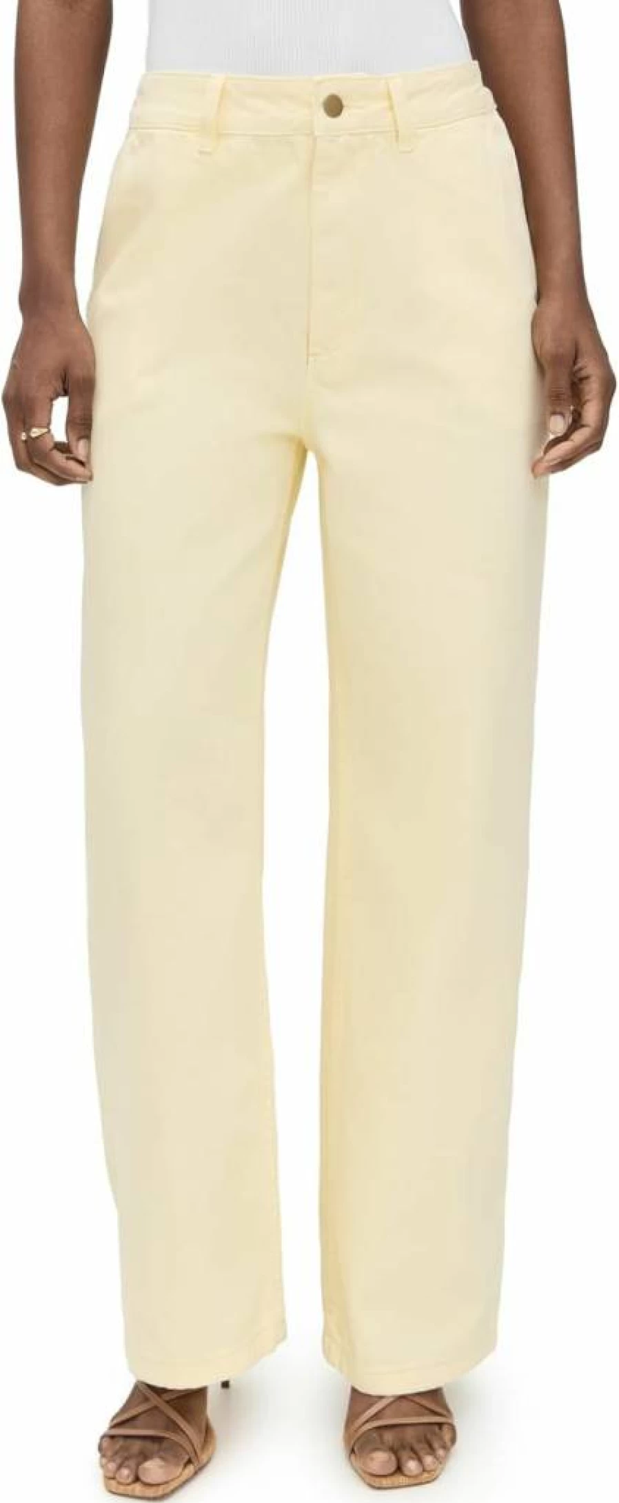 Ronny Kobo Women's Matteo Pants - High-Waisted Slim Fit Trousers for Casual & Office Wear
