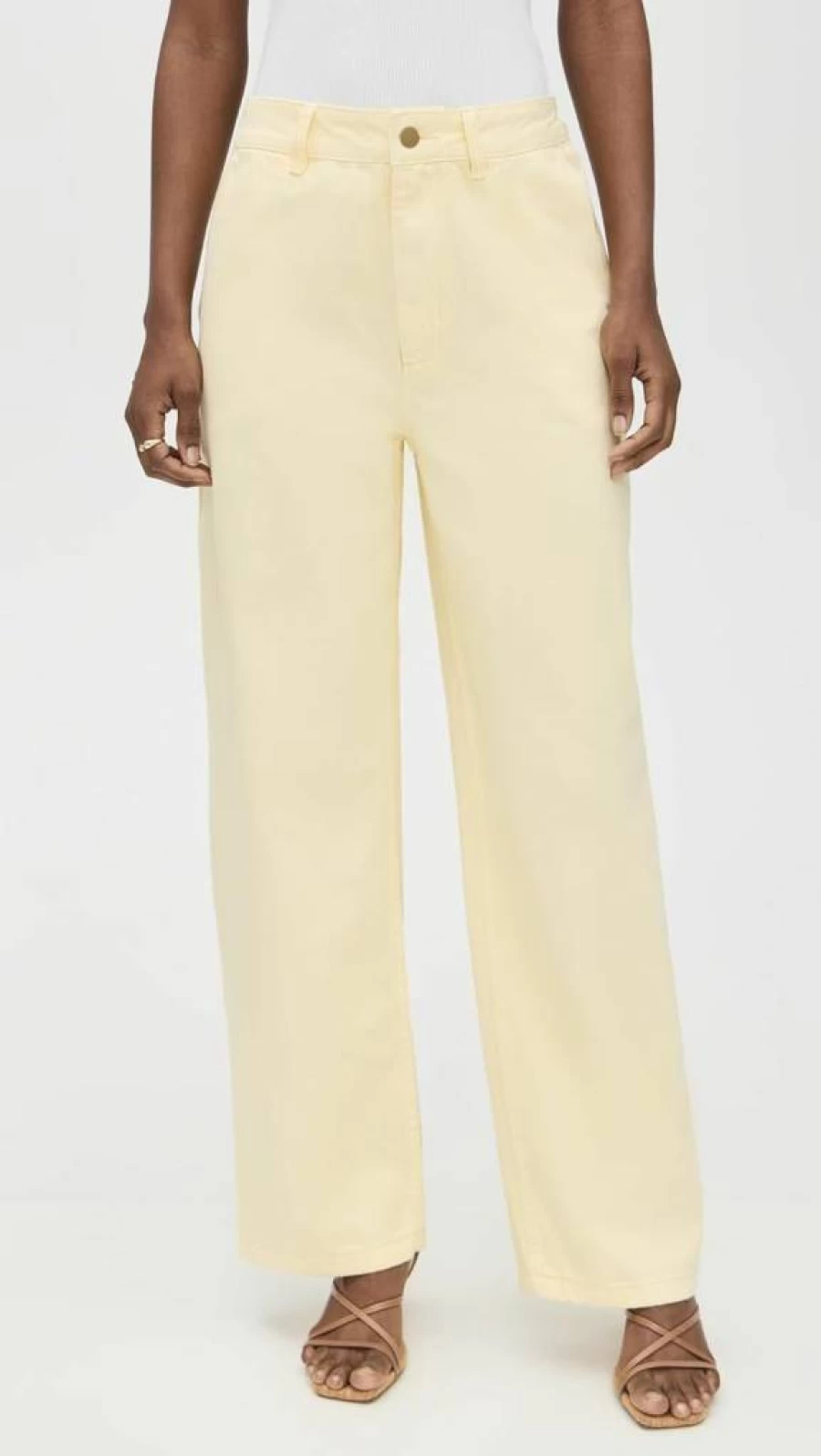 Ronny Kobo Women's Matteo Pants - High-Waisted Slim Fit Trousers for Casual & Office Wear