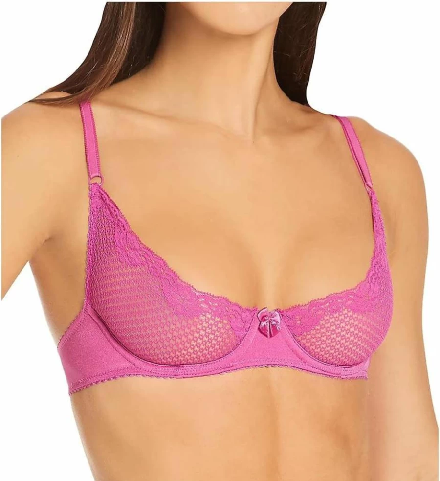 Timpa Women's Duet Lace Underwire Demi Bra - Comfortable & Sexy Lingerie for Everyday Wear