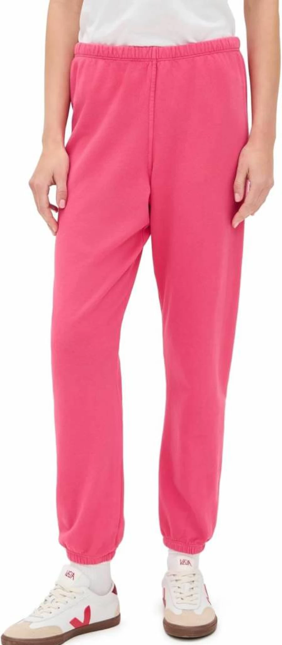 PerfectWhiteTee Women's French Terry Sweatpants - Comfortable Casual Lounge Pants