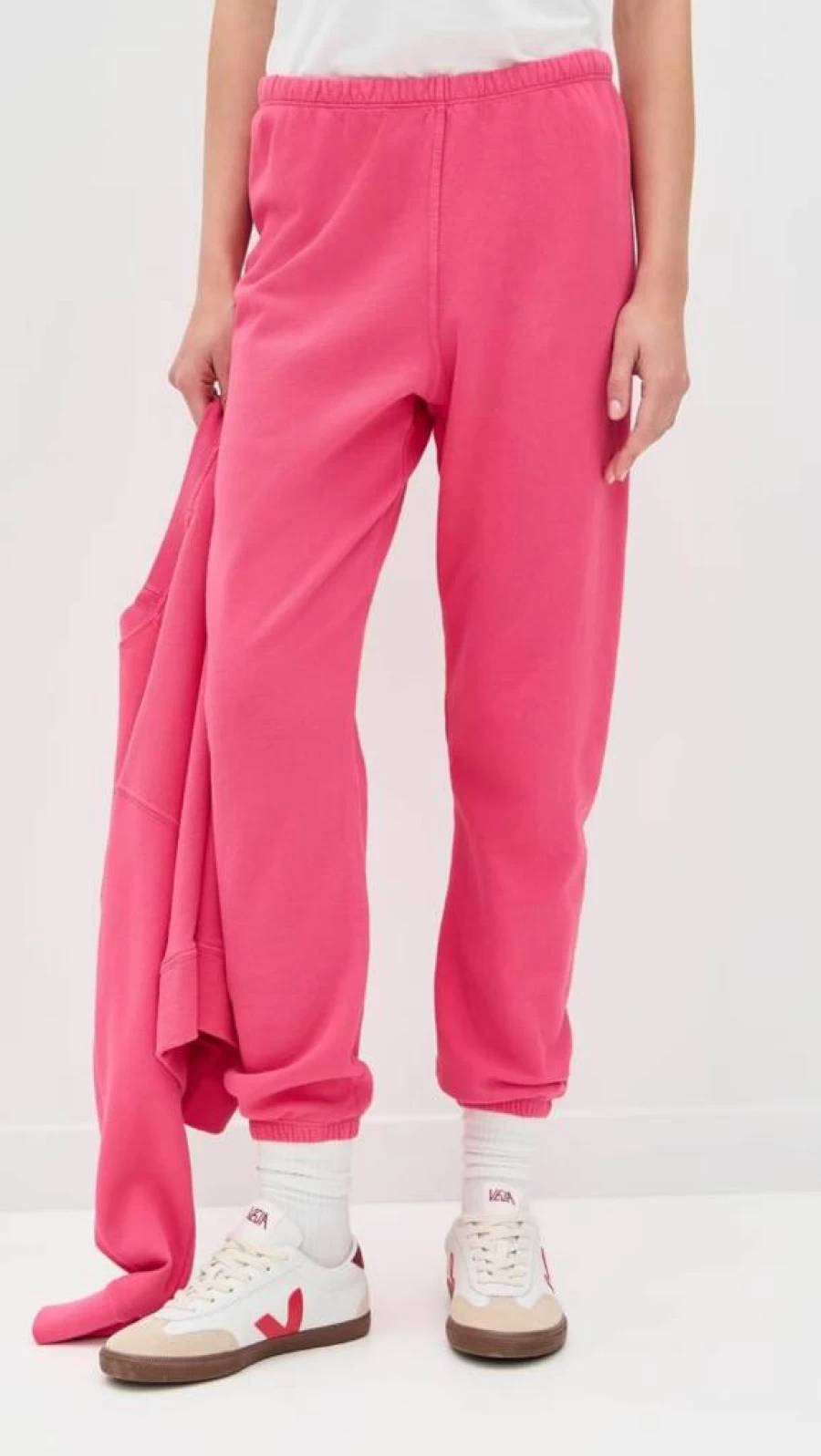 PerfectWhiteTee Women's French Terry Sweatpants - Comfortable Casual Lounge Pants