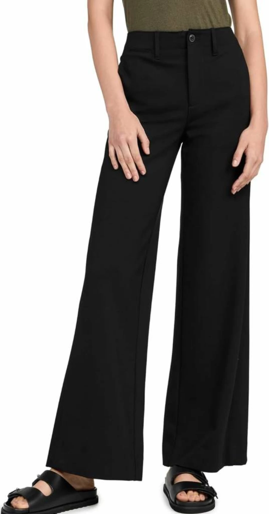 Rag & Bone Women's Sofie Ponte Pants - High-Waisted Stretch Comfort Fit Trousers for Women