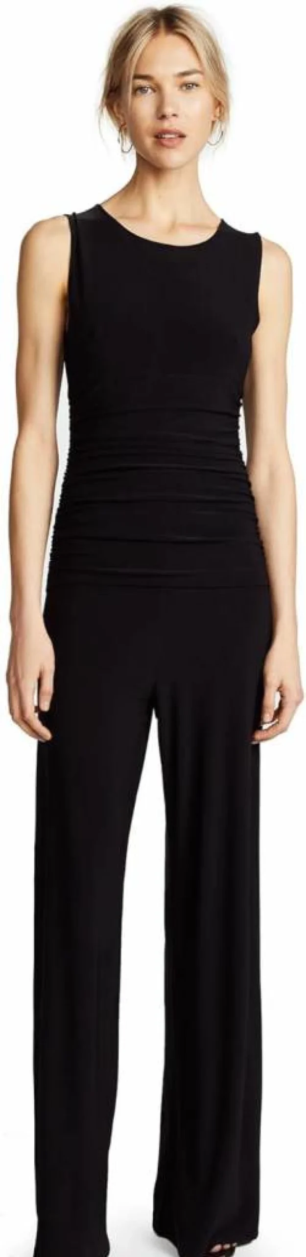 Norma Kamali Women's Kamali Kulture Shirred Waist Jumpsuit - Stylish One-Piece Romper for Women