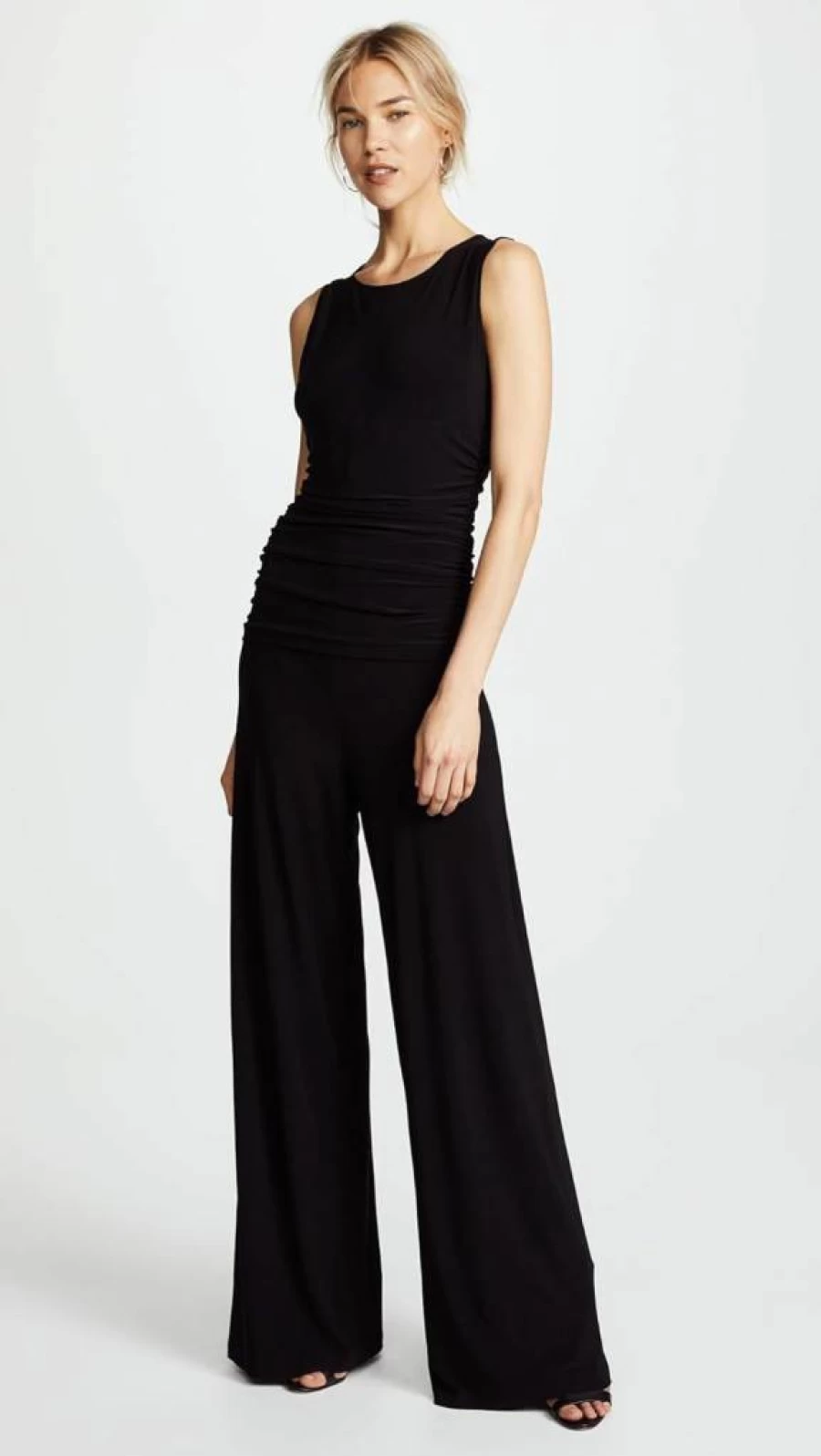 Norma Kamali Women's Kamali Kulture Shirred Waist Jumpsuit - Stylish One-Piece Romper for Women