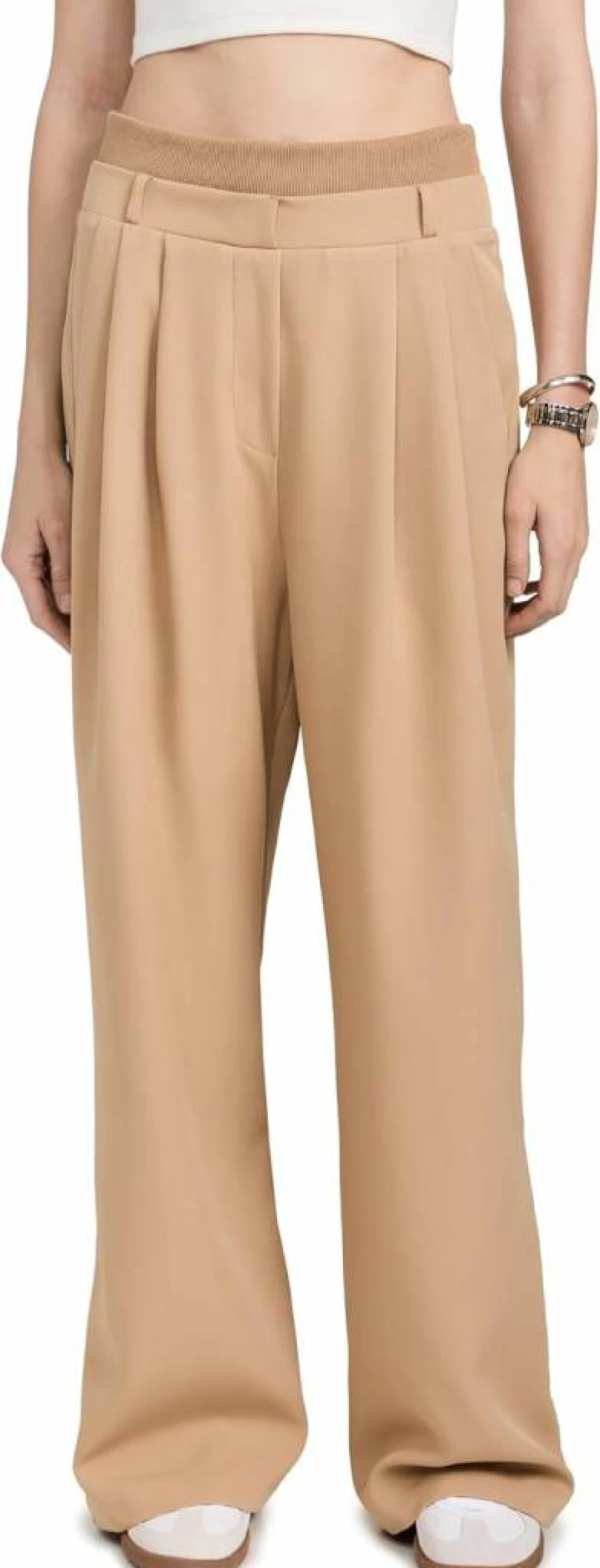 Lioness Women's Schiffer High-Waisted Tailored Pants for Elegant Office Wear