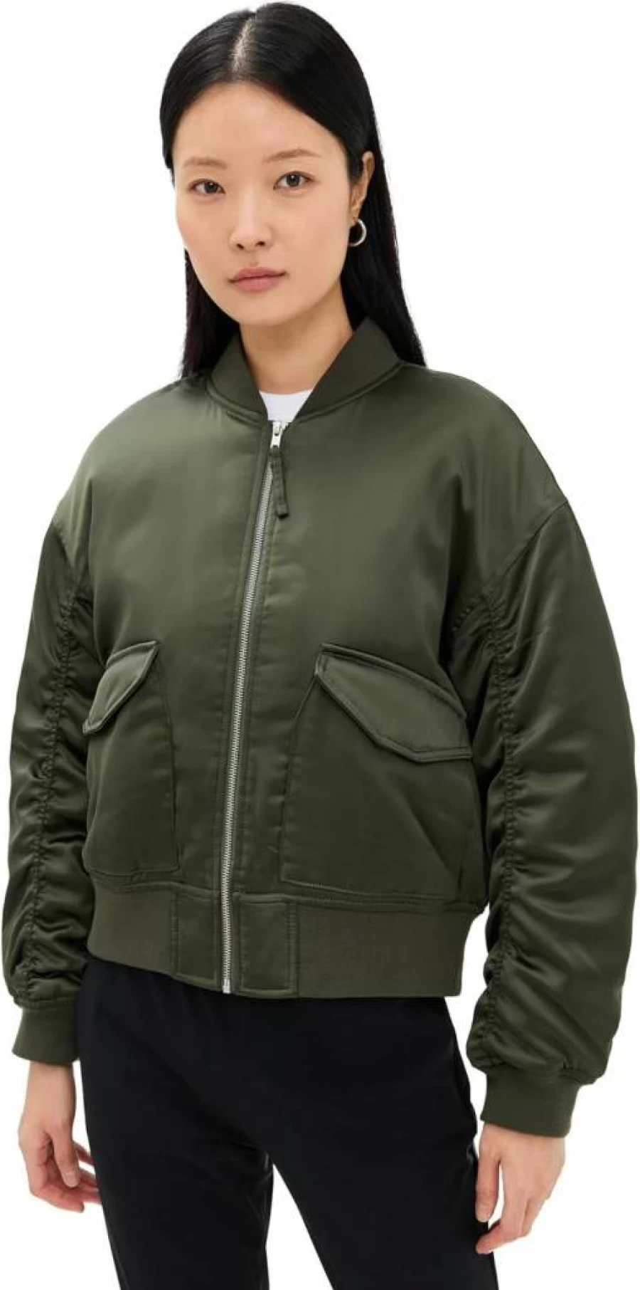 Beyond Yoga Women's Lightweight Stretch Bomber Jacket for Yoga & Casual Wear