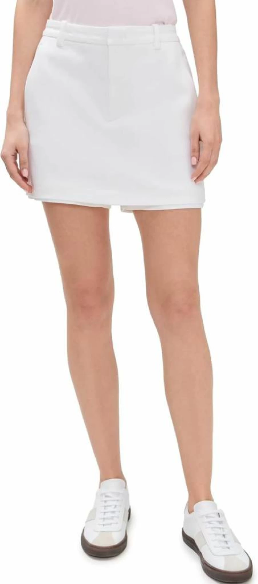 Vince Women's Tailored Mid Rise Skort - Stretch Fabric Comfort Fit Stylish Tennis Golf Skirt Shorts