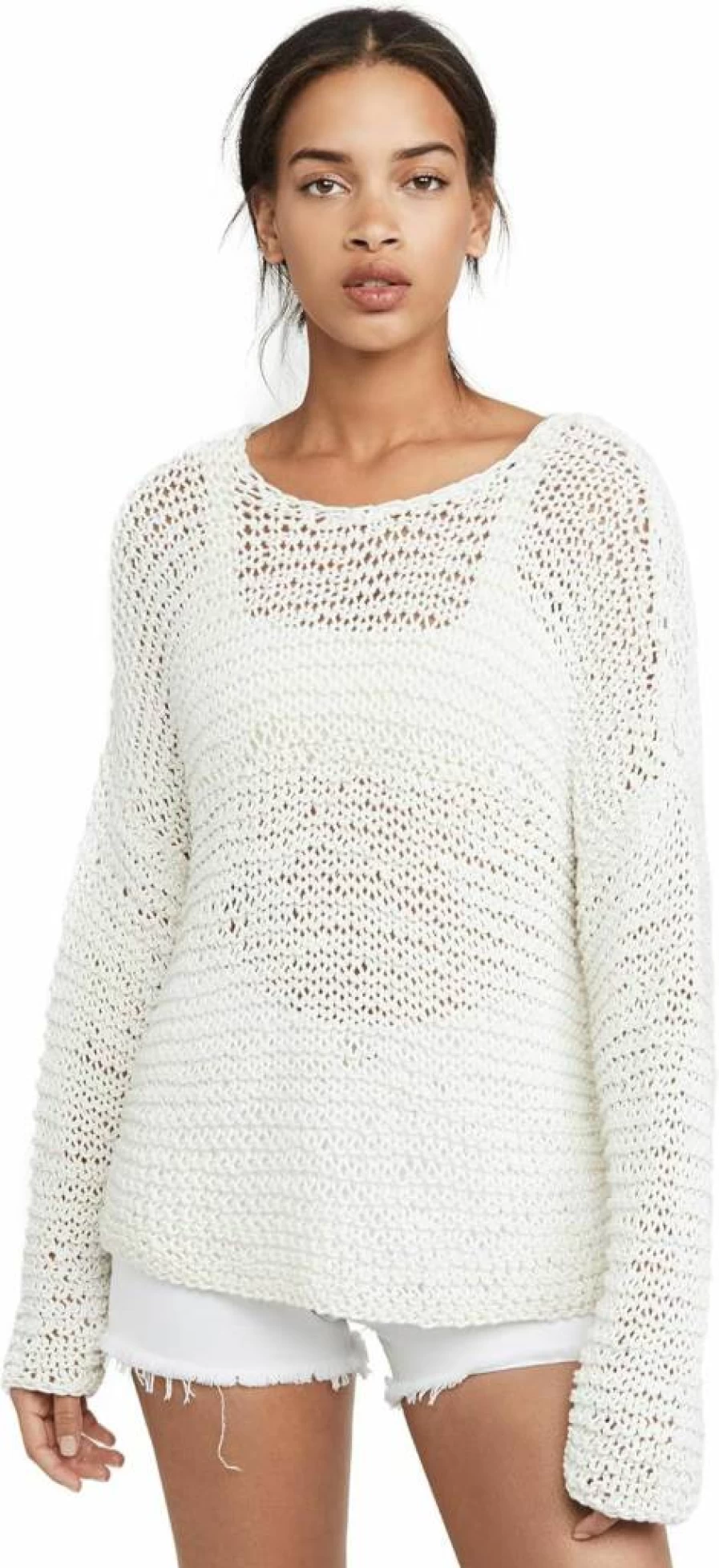 MIKOH Women's Long Sleeve Knit Sweater - Mehetia Casual Pullover for Women