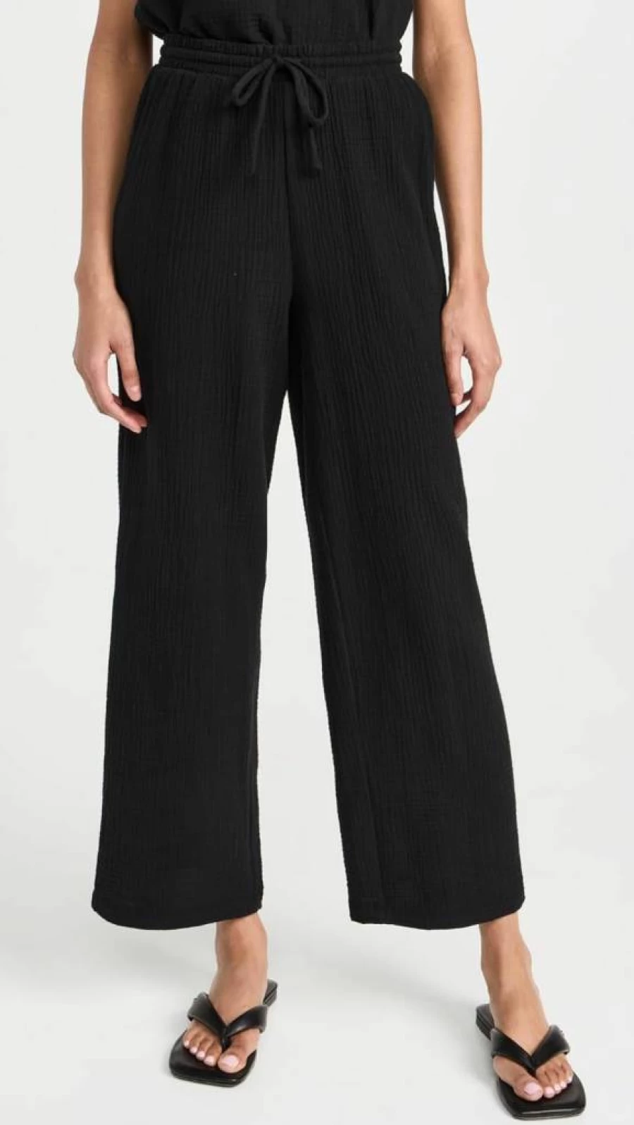 Z SUPPLY Women's Bondi High-Rise Relaxed Fit Linen Blend Wide Leg Pants for Summer