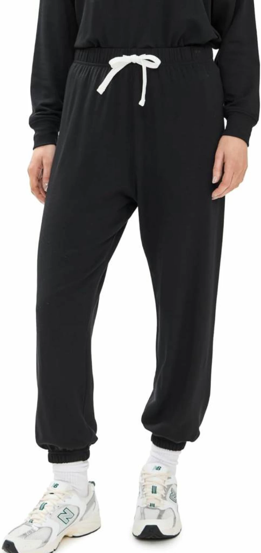 SPLITS59 Women's Andie High-Waisted Oversized Fleece Sweatpants - Soft Lounge Pants for Comfort & Style