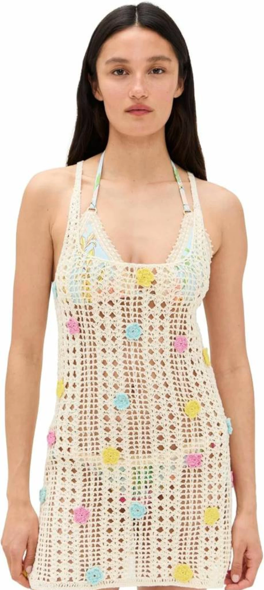 PQ Swim Women's Zoie Floral Cover-Up Swimsuit Beach Dress