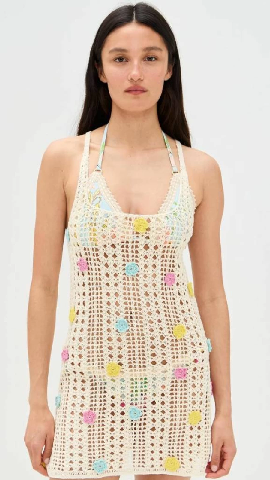 PQ Swim Women's Zoie Floral Cover-Up Swimsuit Beach Dress