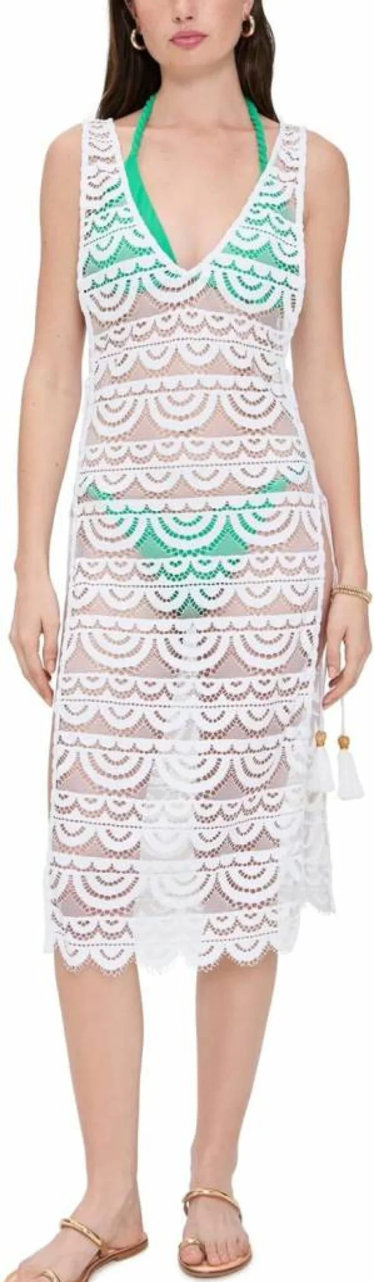 PQ Swim Women's Noah Joy Lace Tunic Cover-Up - Beachwear Summer Fashion