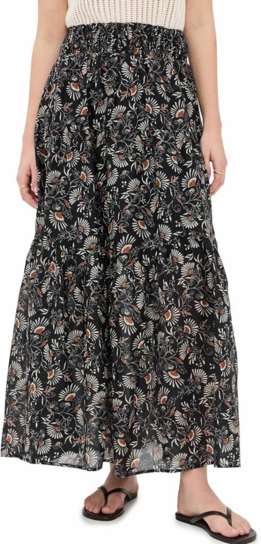 Rails Women's Peony Floral Print Skirt - Boho Chic Summer Midi Skirt