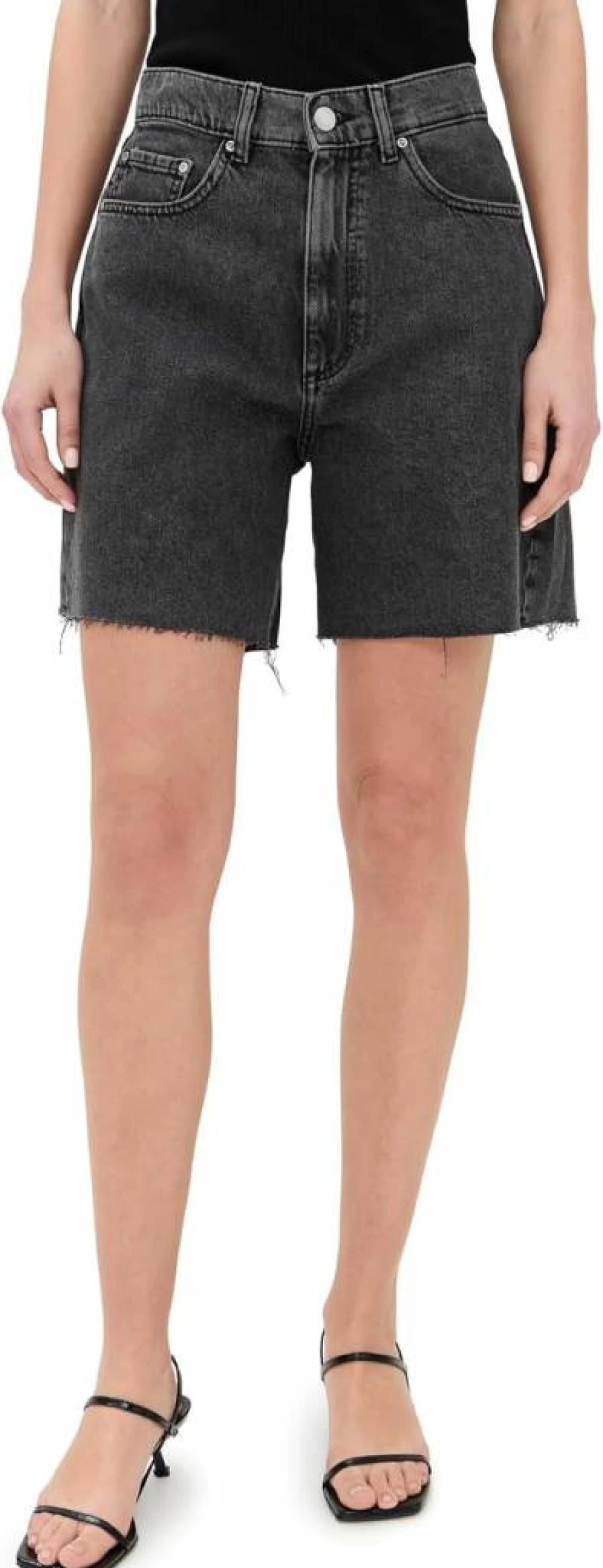 DL1961 Women's Taylor Ultra High Rise Denim Shorts - Premium Stretch Jeans Shorts for Women
