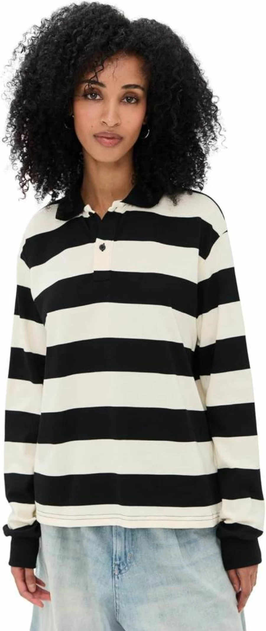 Lioness Women's Comfortable Jersey Polo Shirt - Casual Short Sleeve Top
