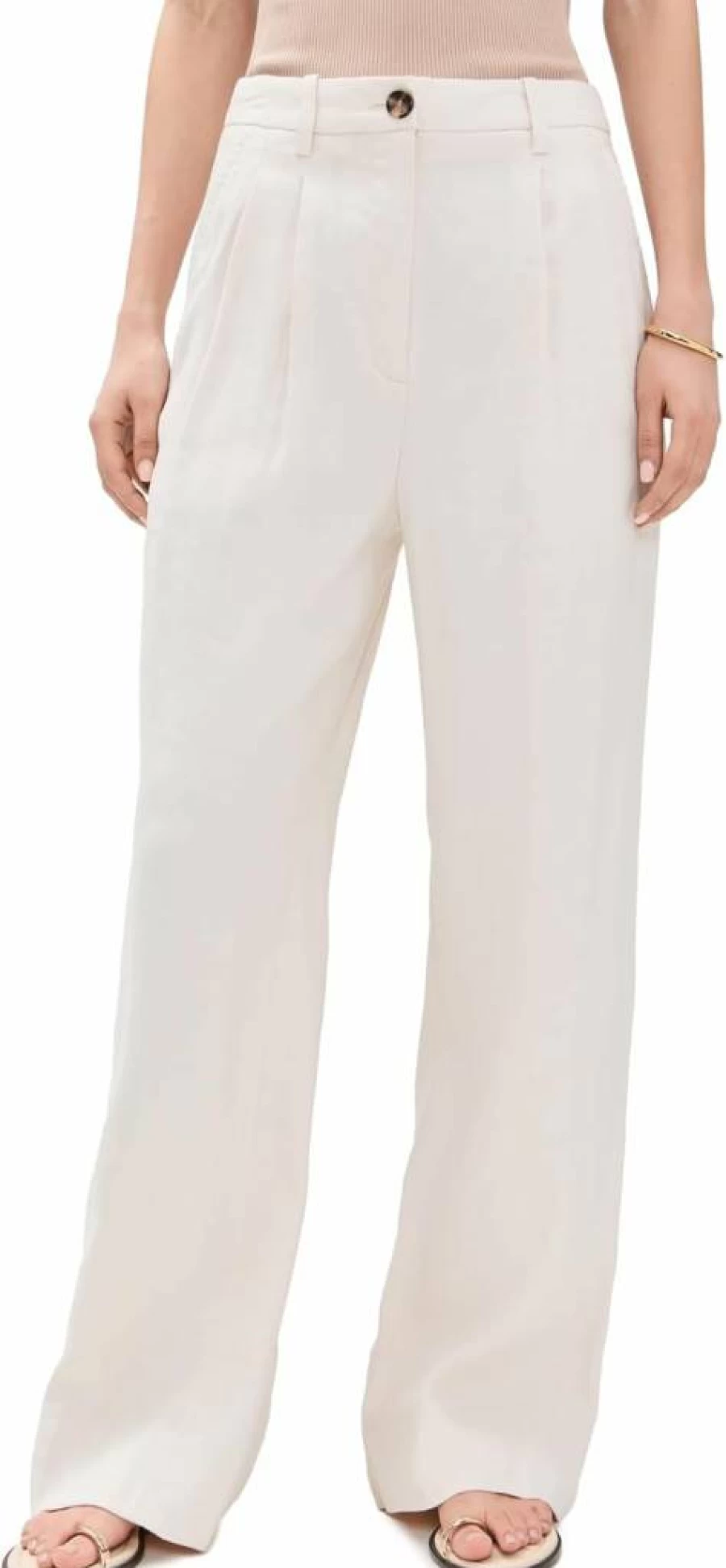 ALC Women's High-Waisted Tommy Pants - Classic Fit Stretch Ankle Pants for Women