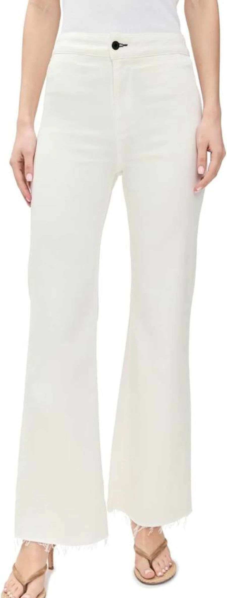ASKK NY Women's High-Waist Cropped Brighton Jeans - Stylish Stretch Denim for Fashion Trends