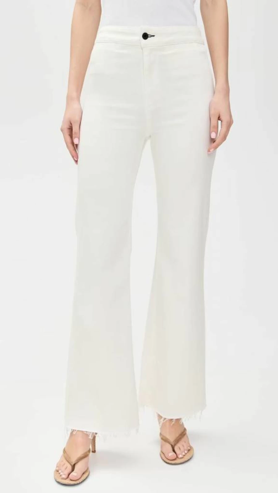 ASKK NY Women's High-Waist Cropped Brighton Jeans - Stylish Stretch Denim for Fashion Trends