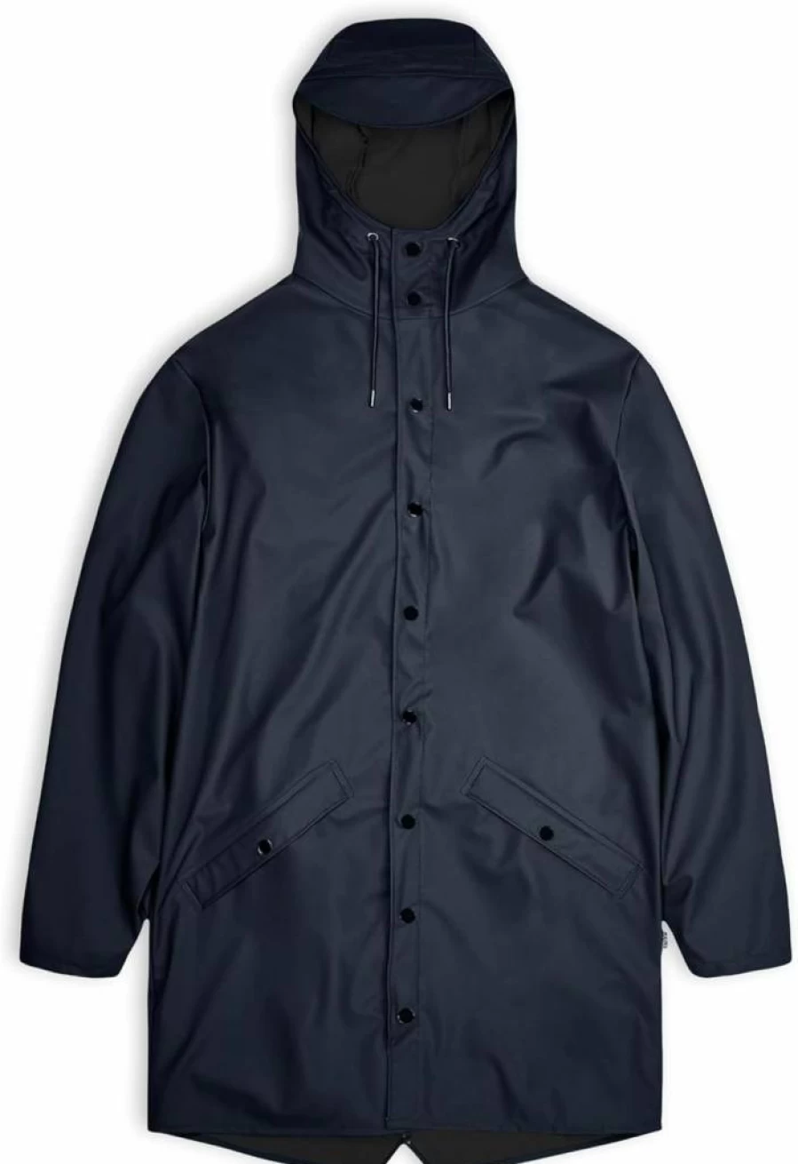 RAINS Unisex Waterproof Long Jacket - Windproof Lightweight Coat for Men & Women with 2-Year Warranty