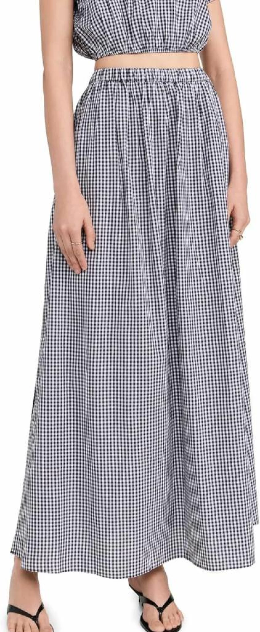 Playa Lucila Women's Flowy Maxi Skirt - Elegant Long Boho Skirt for Summer