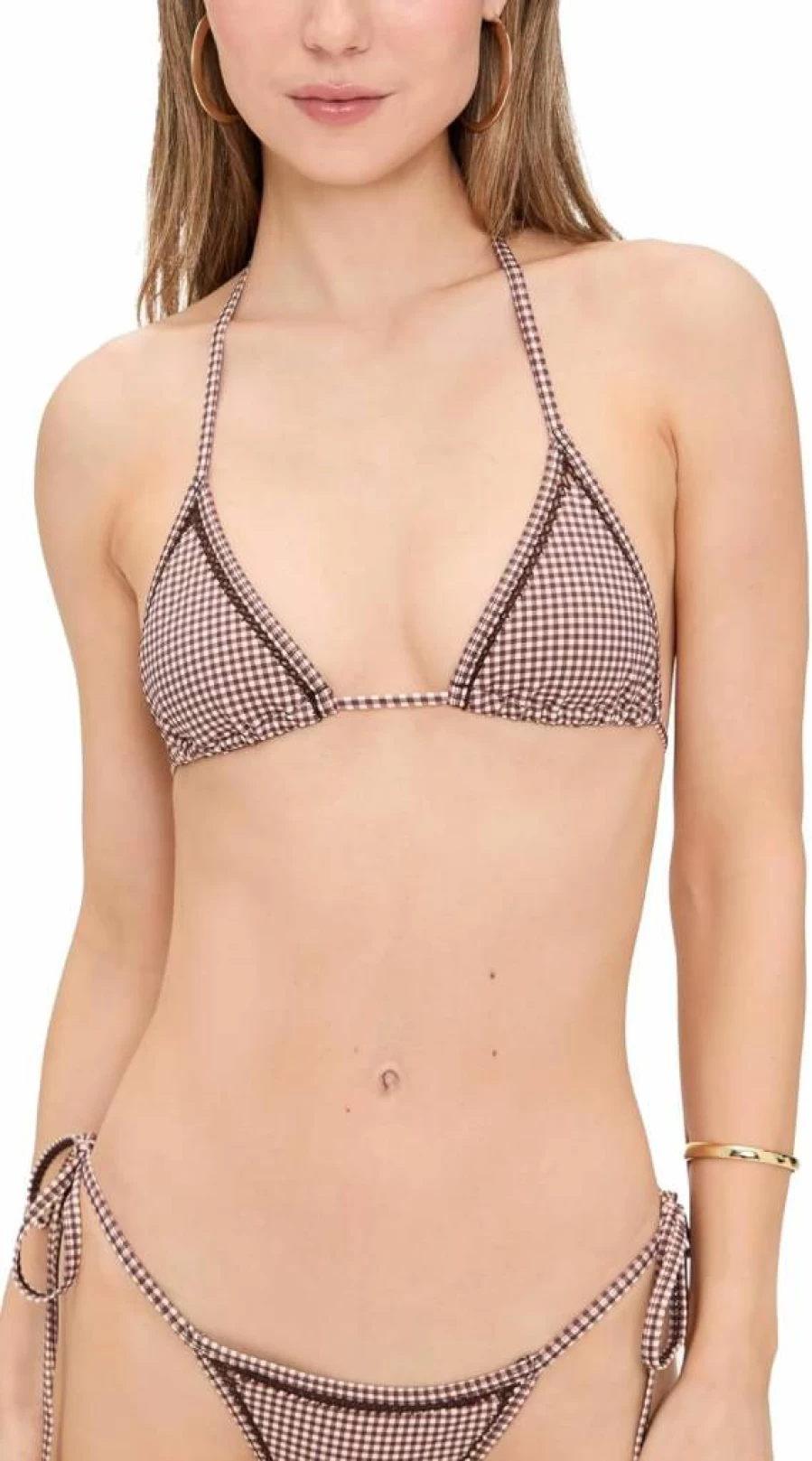 Frankies Bikinis Women's X Bella Hadid Nick Top - Bella Hadid Collaboration Swimwear Top