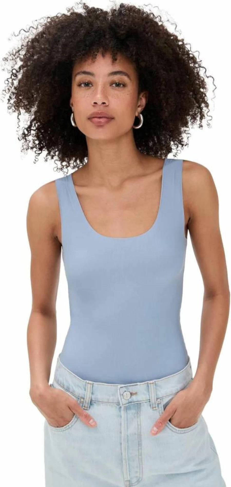 Commando Women's Butter Soft Tank Thong Bodysuit - Seamless Comfort & Stretch