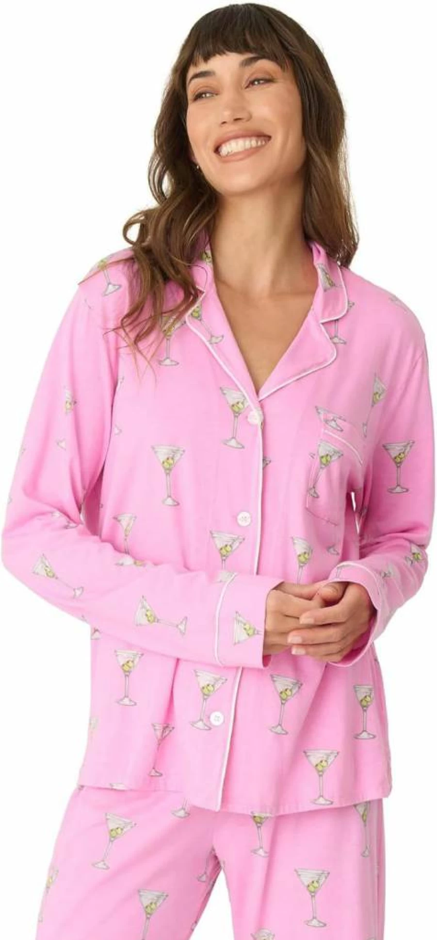 PJ Salvage Women's Long Sleeve Top with Playful Prints - Comfortable & Stylish Casual Wear