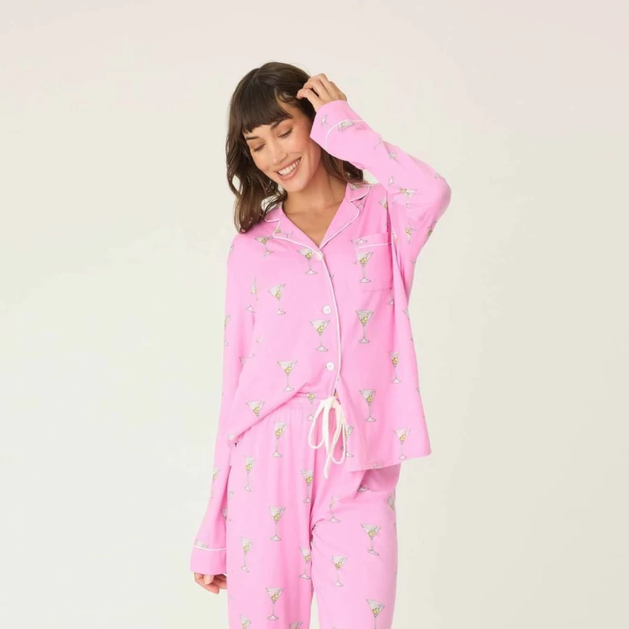 PJ Salvage Women's Long Sleeve Top with Playful Prints - Comfortable & Stylish Casual Wear
